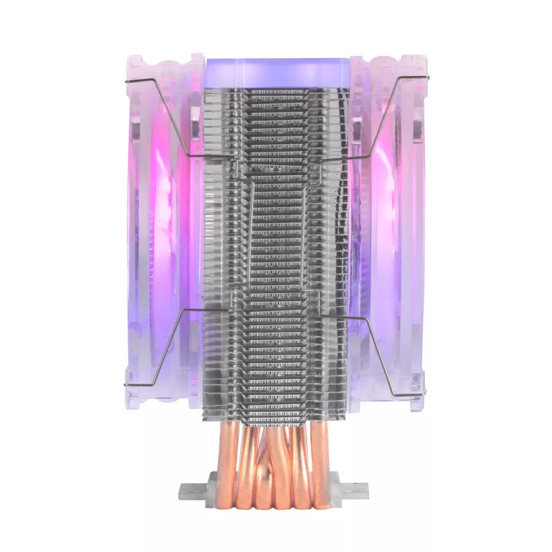 Mars Gaming MCPU66 Triple ARGB CPU-jäähdytyssiili 6 lämpöputkea HCT TDP 220W 2 tuuletinta 12cm