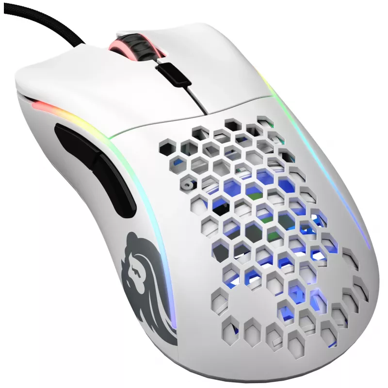 Glorious Gaming Glorious Model D Minus - mattavalkoinen, oikeakätinen, optinen, USB Type-A, 3200 DPI, 1 ms, valkoinen