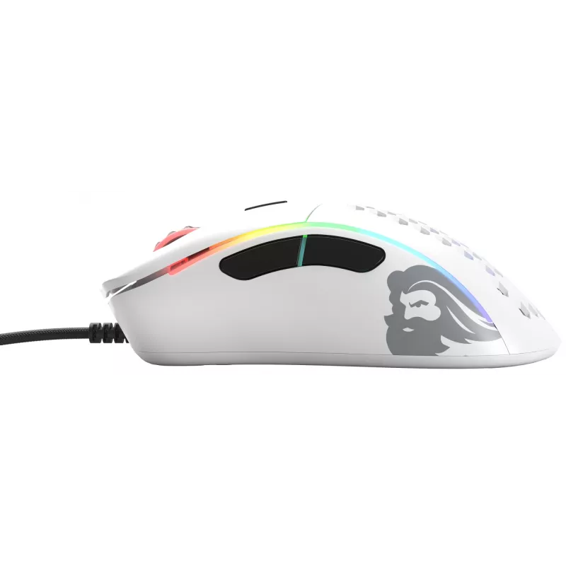 Glorious Gaming Glorious Model D Minus - mattavalkoinen, oikeakätinen, optinen, USB Type-A, 3200 DPI, 1 ms, valkoinen