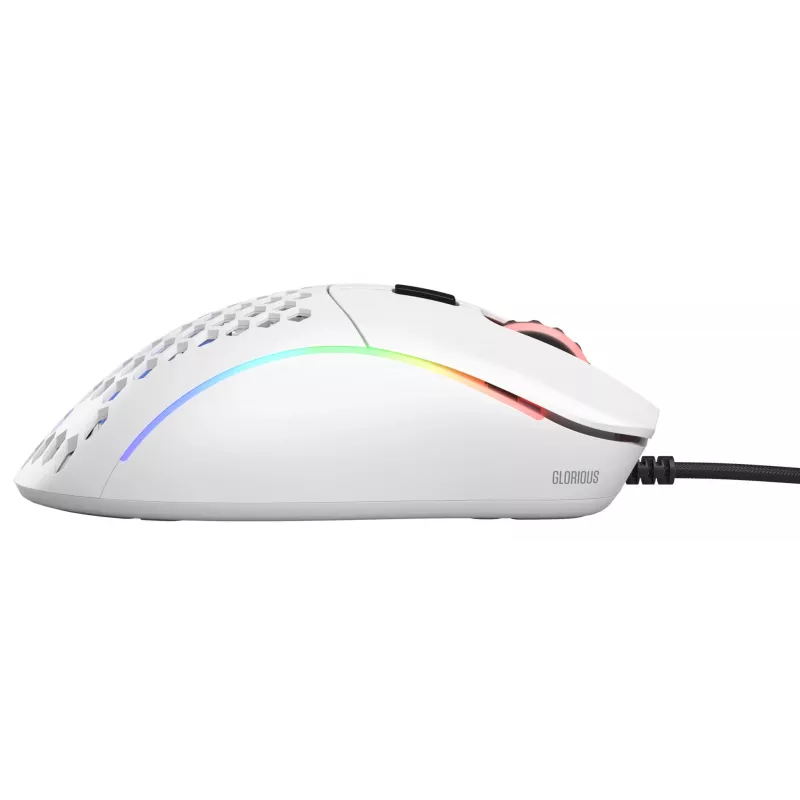 Glorious Gaming Glorious Model D Minus - mattavalkoinen, oikeakätinen, optinen, USB Type-A, 3200 DPI, 1 ms, valkoinen