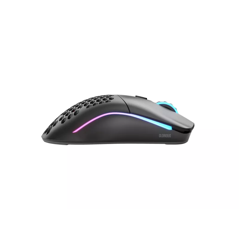 Glorious Gaming Glorious Model O Wireless - mattamusta, oikeakätinen, optinen, RF langaton, 19000 DPI, 1 ms, musta