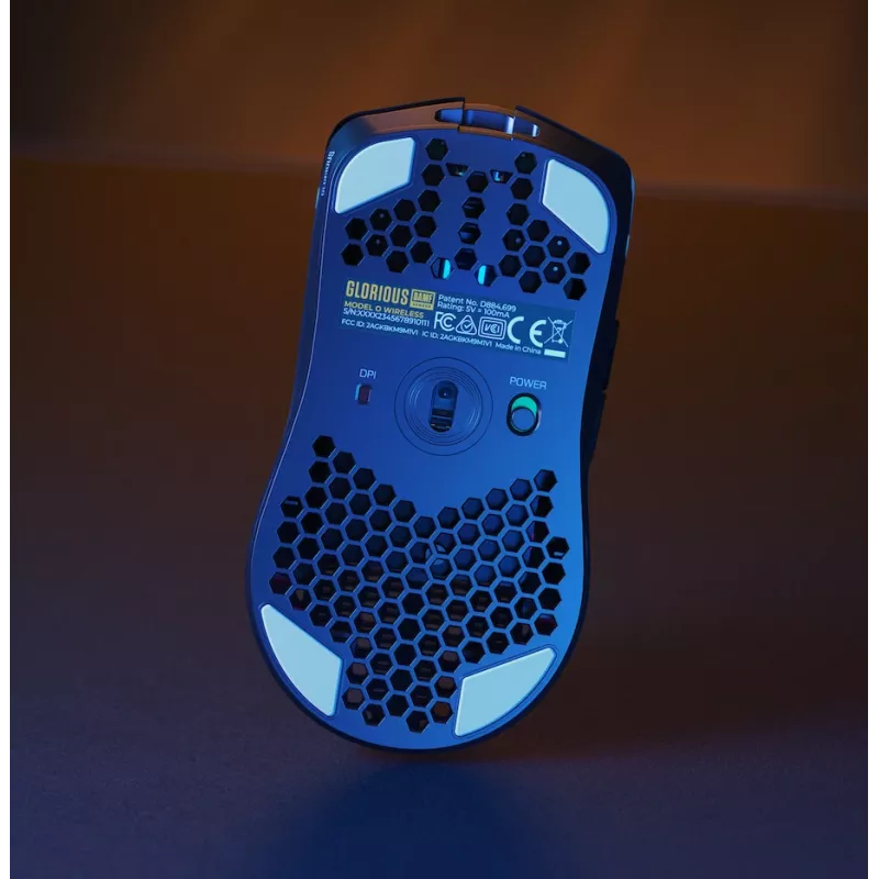 Glorious Gaming Glorious Model O Wireless - mattamusta, oikeakätinen, optinen, RF langaton, 19000 DPI, 1 ms, musta
