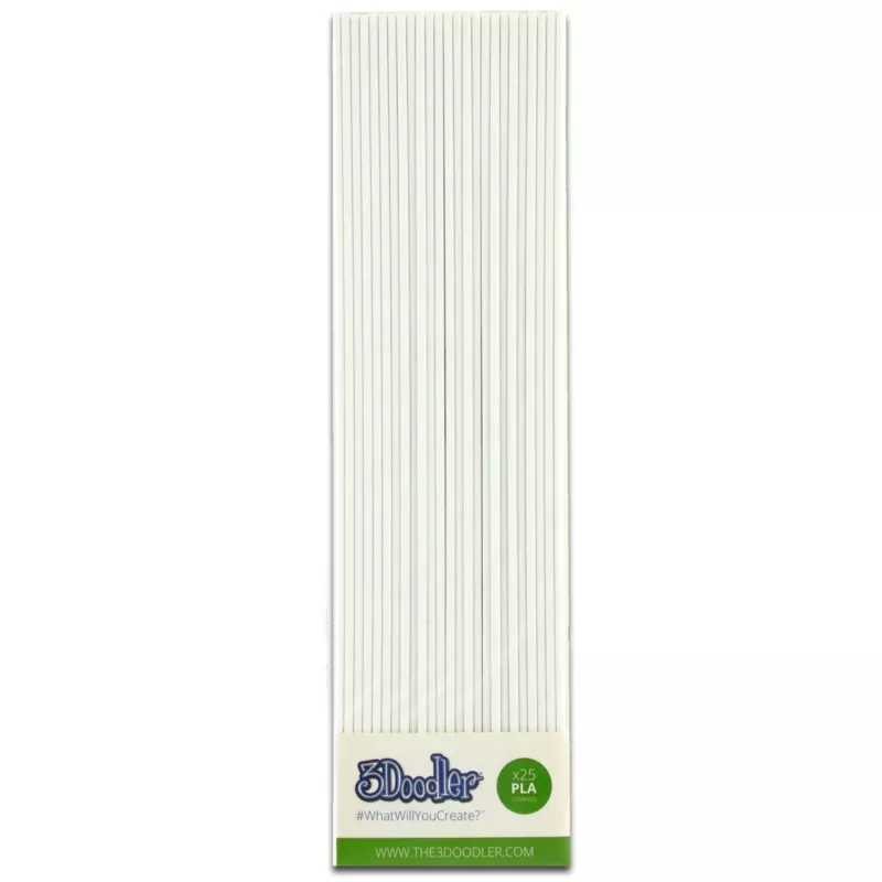 3Doodler PL06-SNOW 3D-tulostusmateriaali polymaitohappo (PLA) valkoinen 2 g