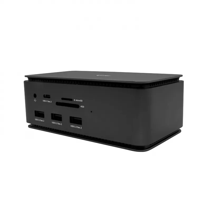 i-tec Metal USB4 -telakointiasema Dual 4K HDMI DP Power Delivery 80 W + yleislaturi 100 W