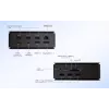 i-tec Metal USB4 -telakointiasema Dual 4K HDMI DP Power Delivery 80 W + yleislaturi 100 W