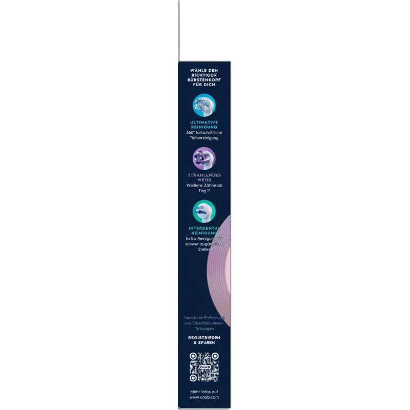 Oral-B harjaspää 6 kpl valkoinen