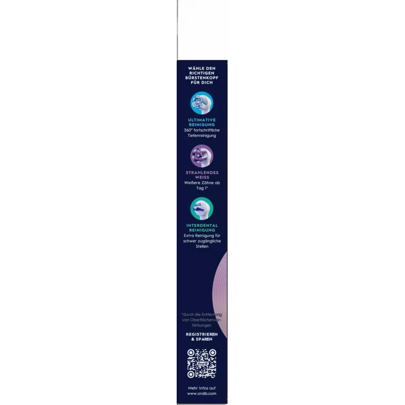 Oral-B harjaspää 6 kpl valkoinen