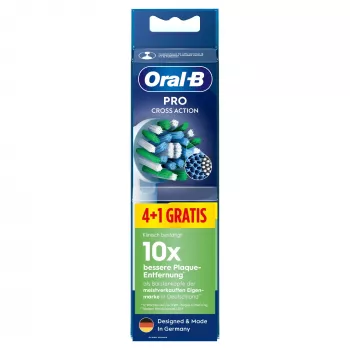 Varaosaharjaspäät BRAUN Oral‑B Pro CrossAction — 5 yhteensopivan pään pakkaus