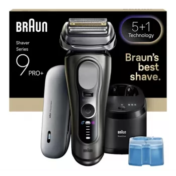 Kalvosleikkuri Braun Series 9 Pro+ 9675cc harmaa hopea ruostumaton teräs