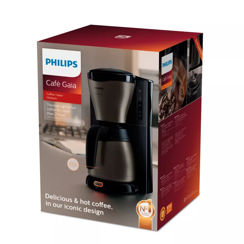 Philips Café Gaia Collection HD7547/80 kahvinkeitin suodatinkahvinkeitin 1,2 L