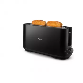 Philips Daily Collection HD2590/90 leivänpaahdin – pitkä rako, musta