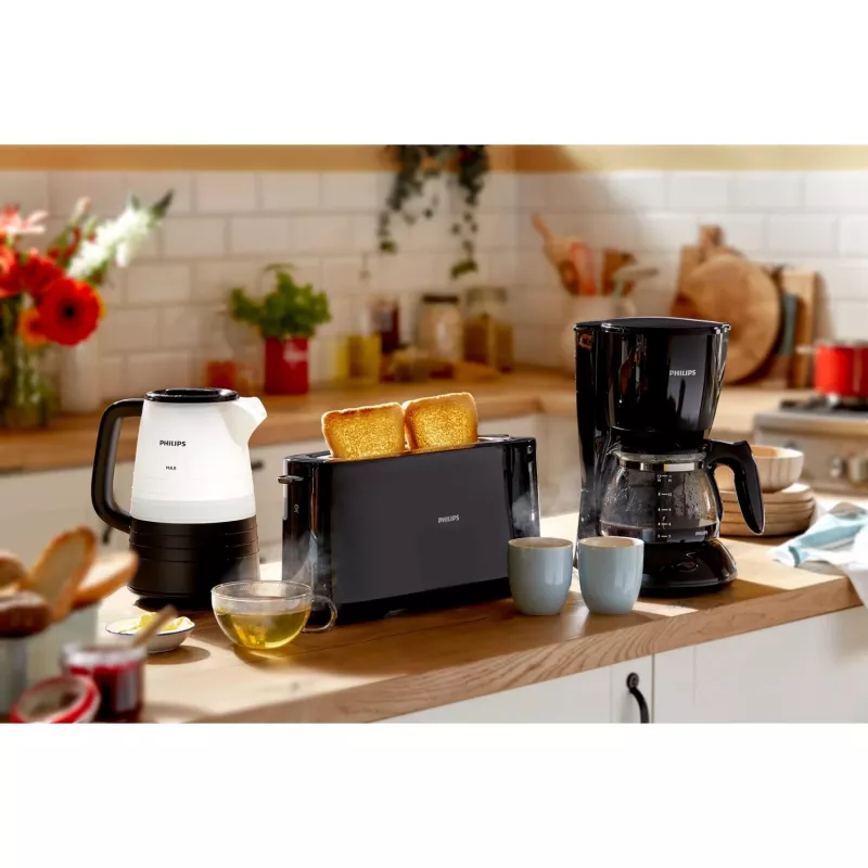 Philips Daily Collection HD2590/90 leivänpaahdin – pitkä rako, musta