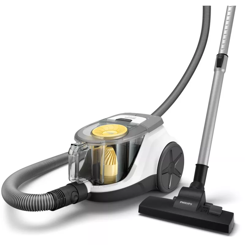 Philips 2000 series XB2140/09 pussiton lattiapölynimuri, 1,3 l, 850 W, kuivapuhdistus