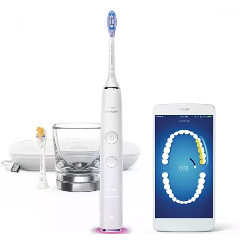 Philips Sonicare DiamondClean Smart DiamondClean Smart HX9917/88 sähköinen äänihammasharja, jossa 2 lisäosaa ja sovellus