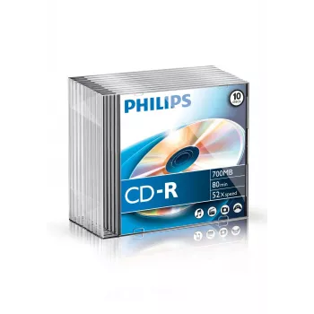 Philips CD-R CR7D5NS10/00, 52x, CD-R, 700 MB, 10 kpl