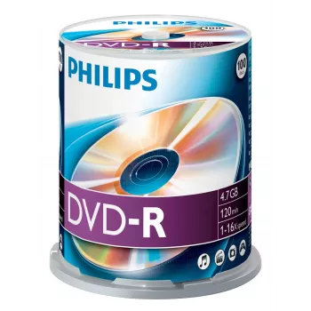 DVD-R Philips DM4S6B00F/00 4,7 GB 100 kpl