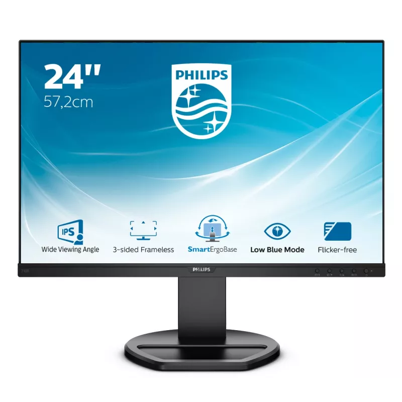 Philips 230B8QJEB/00 tietokonenäyttö 57,1 cm (22,5 tuumaa) 1920 x 1200 pikseliä WUXGA LED musta