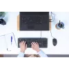 Trust Primo näppäimistö hiiri sisältyy yleinen USB AZERTY belgia musta