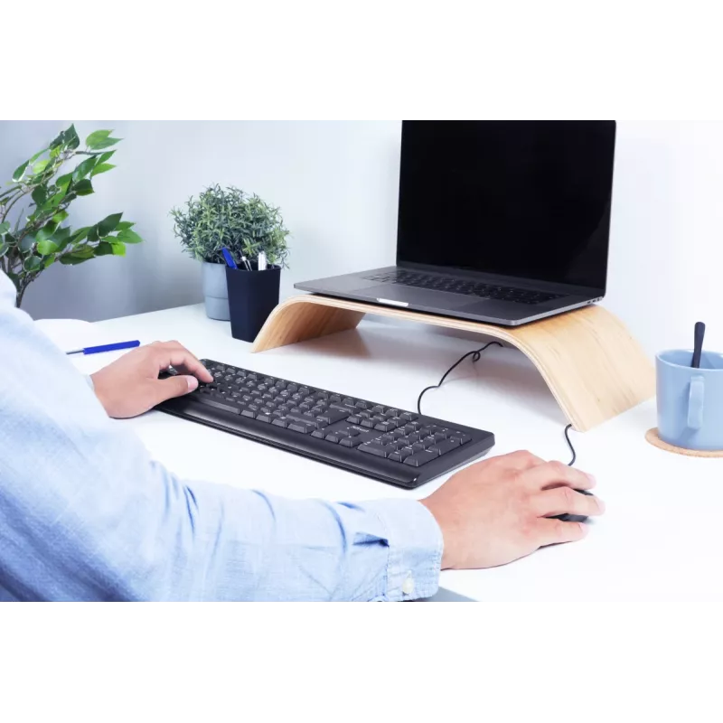 Trust Primo näppäimistö hiiri sisältyy yleinen USB AZERTY belgia musta