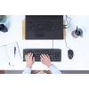 Trust Primo näppäimistö yleinen USB AZERTY belgia musta