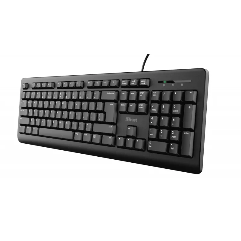 Trust Primo näppäimistö hiiri sisältyy toimisto USB QWERTY saksa musta
