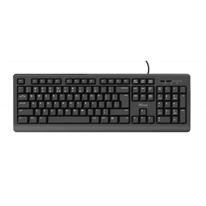 Trust Primo näppäimistö hiiri sisältyy toimisto USB QWERTY saksa musta