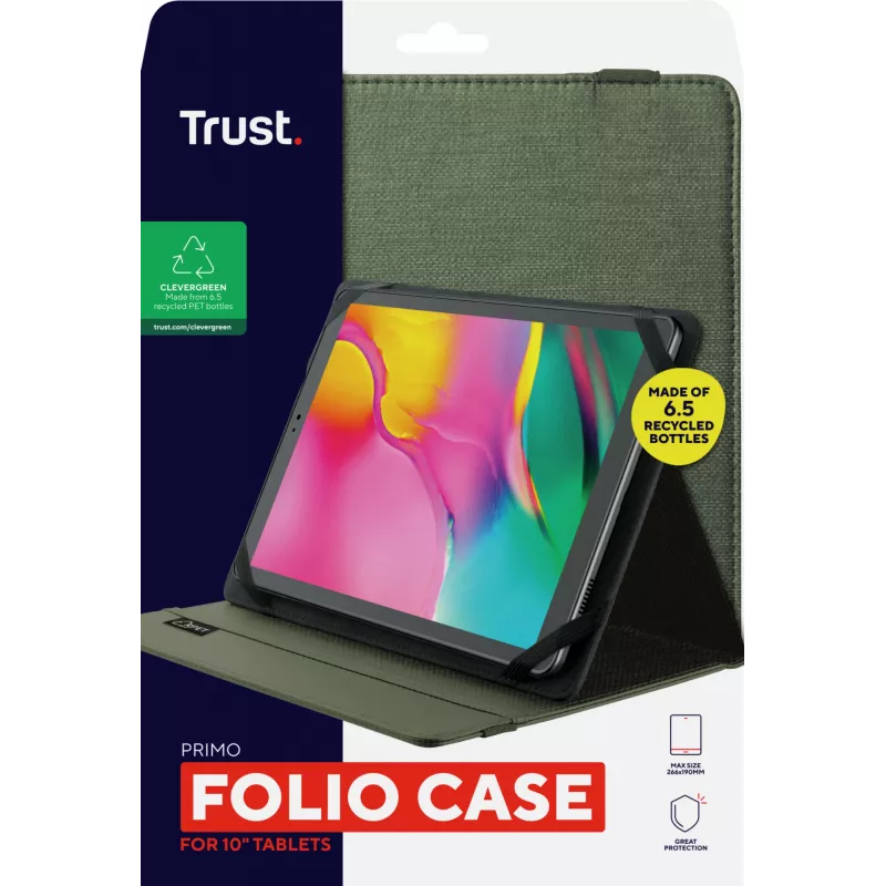 Trust Primo 25,4 cm (10 tuumaa) Folio vihreä