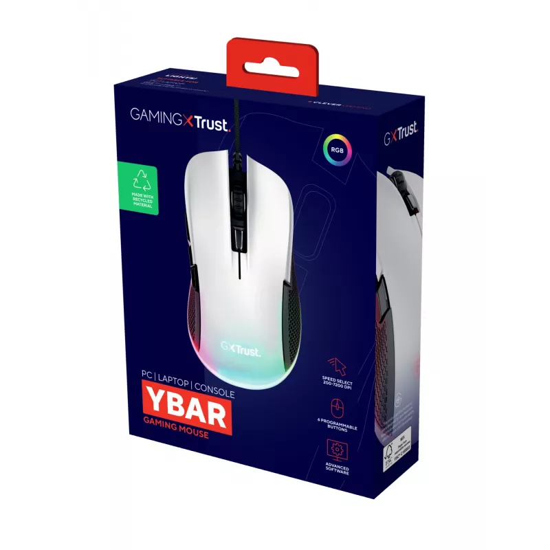 Trust GXT 922 Ybar hiiri peli oikeakätinen USB Type-A optinen 7200 DPI