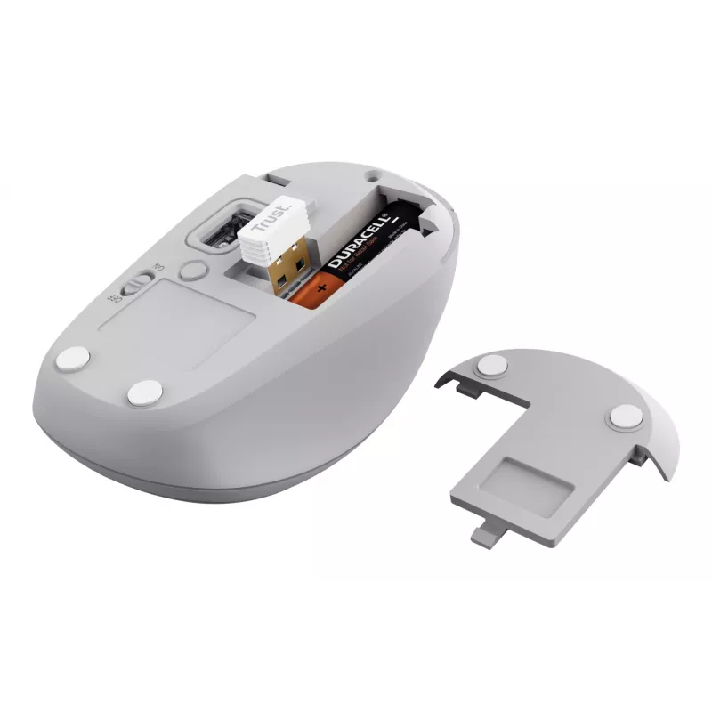 Trust Yvi+ hiiri yleiskäyttöön molempikätinen RF langaton + Bluetooth optinen 1600 DPI