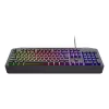 Trust GXT 836 Evocx näppäimistö pelaaminen USB AZERTY belgialainen musta