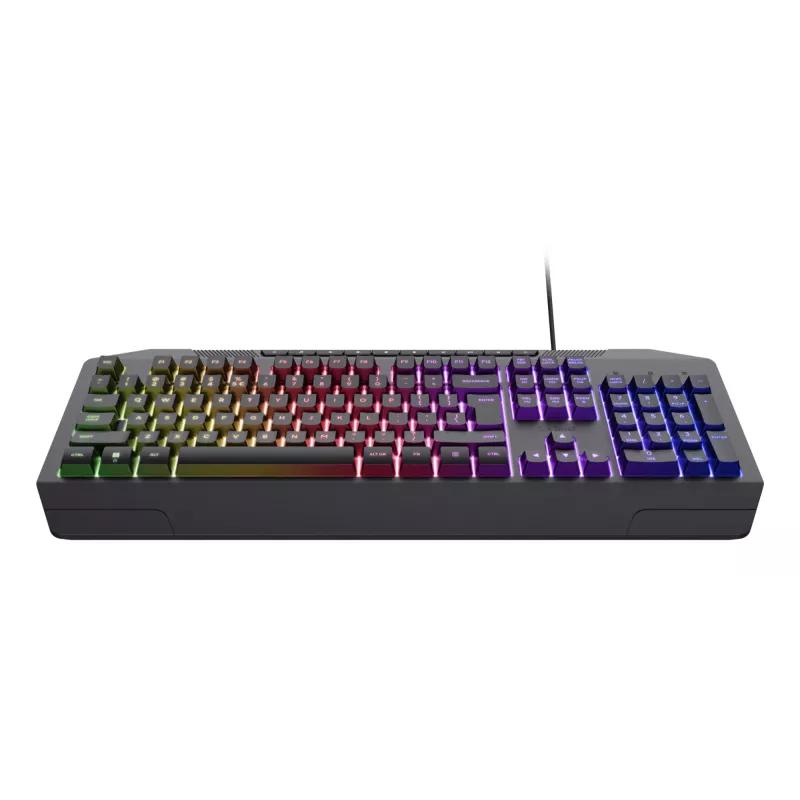 Trust GXT 836 Evocx näppäimistö pelaaminen USB AZERTY belgialainen musta