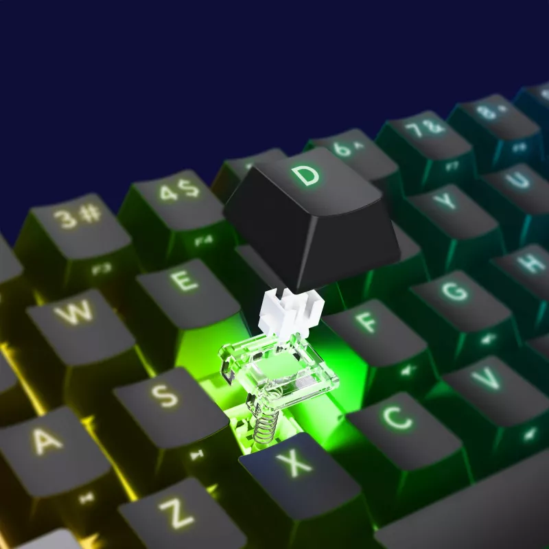 Trust GXT 867 Acira näppäimistö pelaaminen USB AZERTY belgialainen musta, harmaa