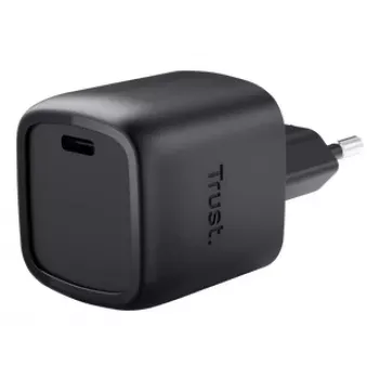 Laturi Trust Maxo 30W USB-C GaN laturi sisäkäyttöön pikalataus musta