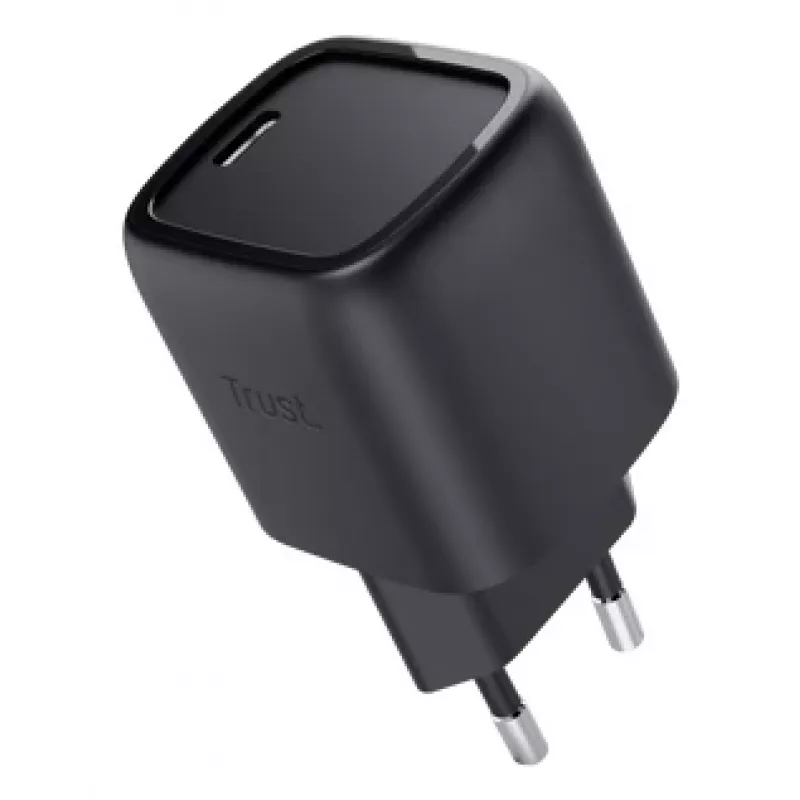Laturi Trust Maxo 30W USB-C GaN laturi sisäkäyttöön pikalataus musta