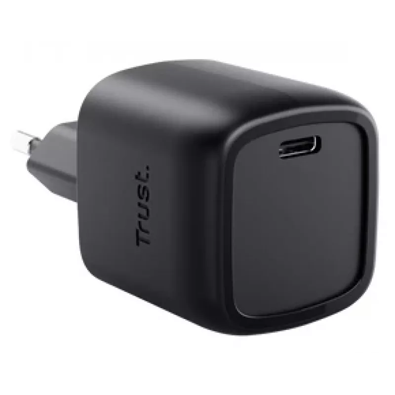 Laturi Trust Maxo 30W USB-C GaN laturi sisäkäyttöön pikalataus musta