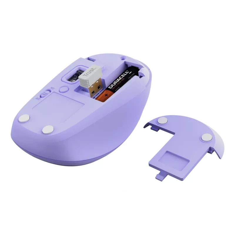 Trust Yvi+ hiiri yleiskäyttöön molempikätinen RF langaton + Bluetooth optinen 1600 DPI