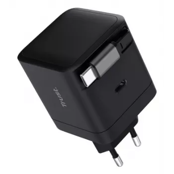 TRUST Laturi Maxo 65W USB-C 67 cm kierrettävällä kaapelilla
