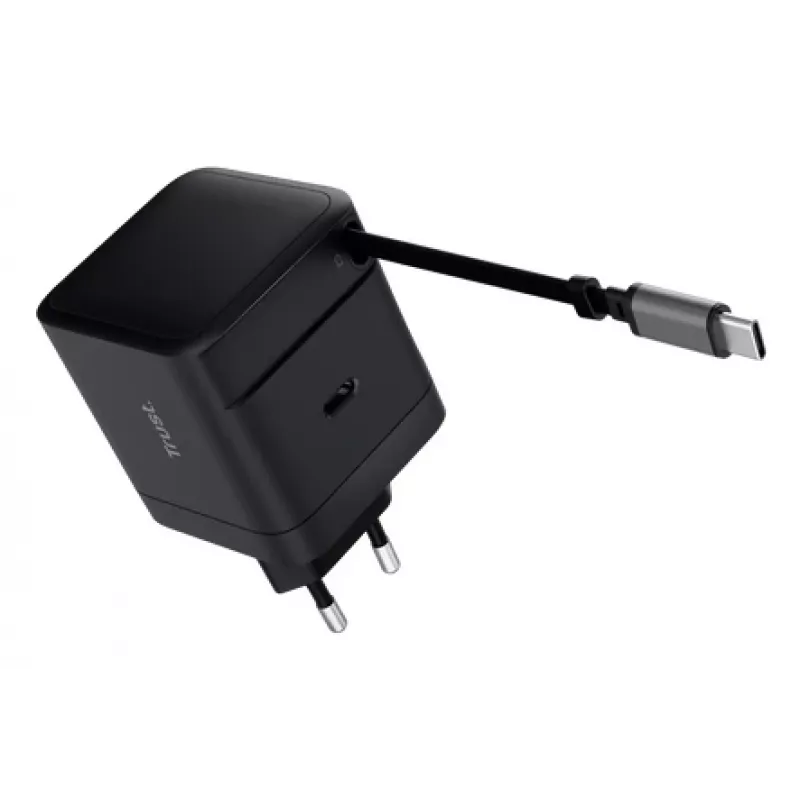 TRUST Laturi Maxo 65W USB-C 67 cm kierrettävällä kaapelilla