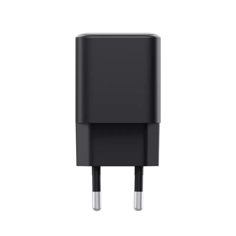 Laturi TRUST Maxo ultrapieni 65W GaN USB-C musta 2 m kaapelilla