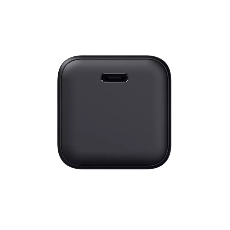 Laturi TRUST Maxo ultrapieni 65W GaN USB-C musta 2 m kaapelilla