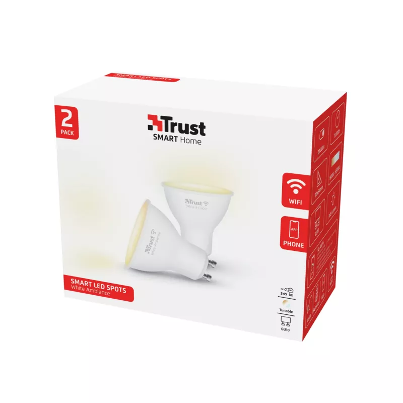 Trust 71296 älyvalaistus älylamppu Wi-Fi