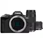Canon EOS R50 mallistojärjestelmäkamera-sarja RF-S 18-45mm- ja RF 75-300mm-objektiiveilla