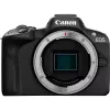 Canon EOS R50 mallistojärjestelmäkamera-sarja RF-S 18-45mm- ja RF 75-300mm-objektiiveilla
