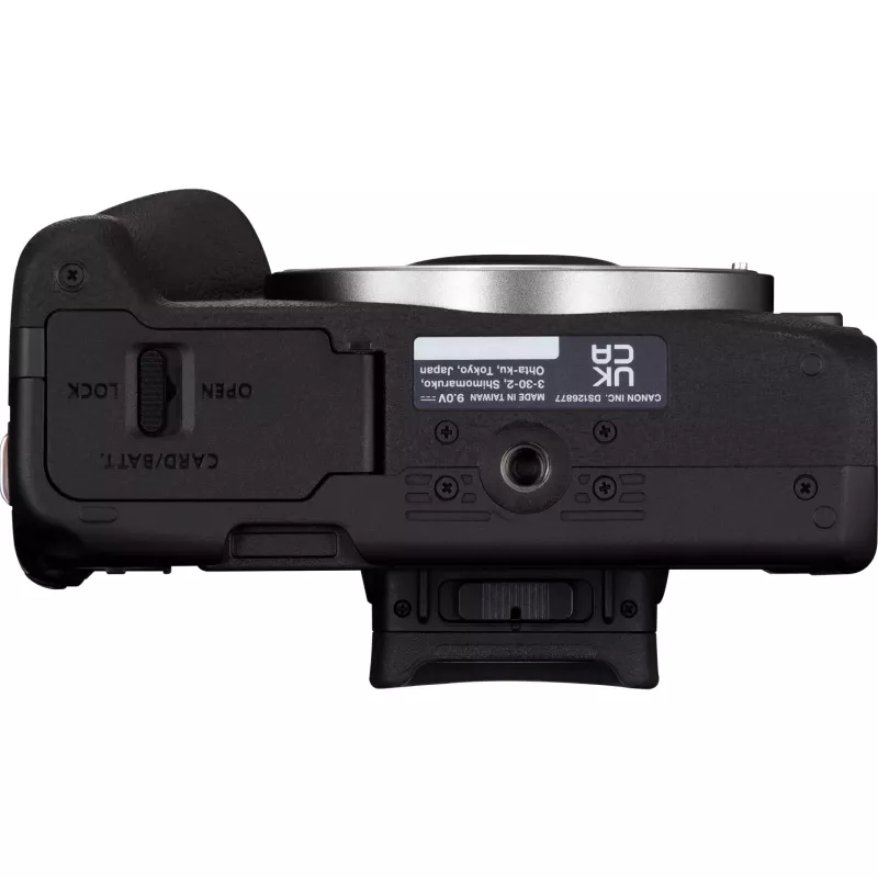 Canon EOS R50 mallistojärjestelmäkamera-sarja RF-S 18-45mm- ja RF 75-300mm-objektiiveilla