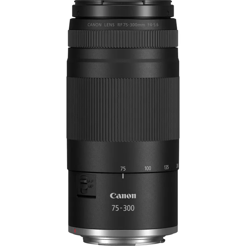 Canon EOS R50 mallistojärjestelmäkamera-sarja RF-S 18-45mm- ja RF 75-300mm-objektiiveilla