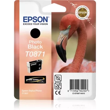 Epson Flamingo yksittäispakkaus valokuvamusta T0871 Ultra Gloss kiiltävä 2