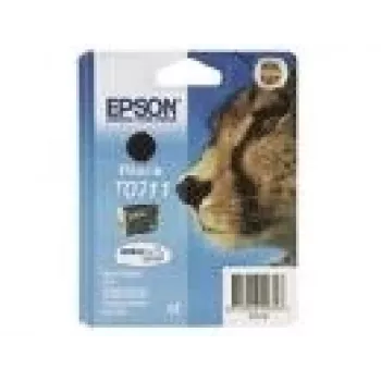 Epson Cheetah yksittäispakkaus musta T0711 DURABrite Ultra muste, musta, pigmenttimuste, 1 kpl