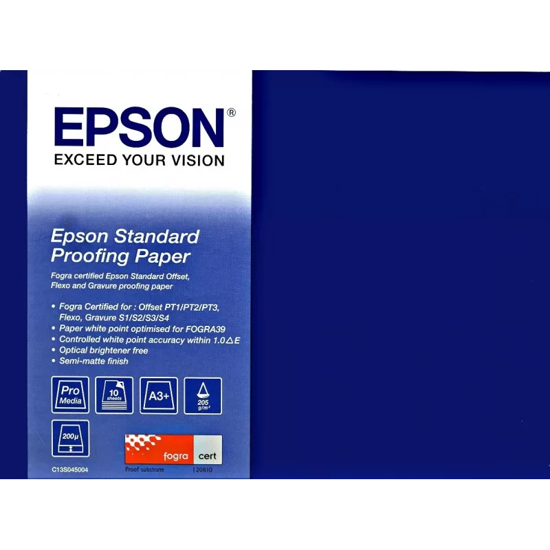 Epson Standard Proofing Paper 240, 24 inch x 30,5 m, 30,5 m, 61 cm, puolimatta, 205 g/m²