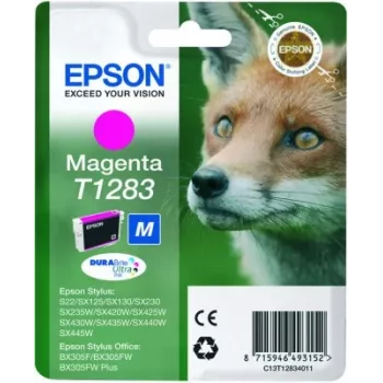 Epson Fox yksittäispakkaus magenta T1283 DURABrite Ultra -muste