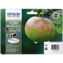 Epson Apple monipakkaus 4 väriä T1295 DURABrite Ultra -muste, musta, syaani, magenta, keltainen, 1 kpl, monipakkaus
